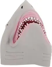GALPADA 1Pc Realistic Shark Hand Puppet for Grey Soft Plastic Storytelling Doll for Parent Interaction Imaginative Role Play and Communication Skills Development
