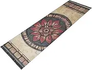 ZRYSMY Mandala Floral Marble Washable Runner Rug 2’ x 6’ Non-Slip Floor Carpet Runner Rug for Hallways Kitchen Laundry Room Bedroom Floor Carpet Runner- Soft Thin Mat for Family Pet