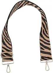 [TOKIDNY] 1Pc Zebra Print Adjustable Canvas Shoulder Strap Colorful Crossbody Replacement Belt Durable and Versatile Design for Handbags Purses for Customizing Your Style