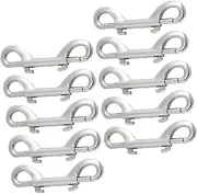 CHILDWEET Pet Leash Hooks 10pcs Double Ended Snaps Dog Leash Clip for Outdoor Use