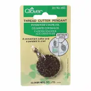 Clover Pendant Thread Cutter Antique Gold 455