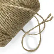 eJoyce 2mm Natural Jute Twine 3Ply Burlap Cords Roll, EJ-2007