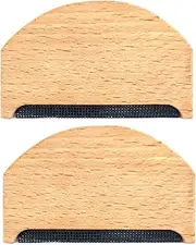 BlingKingdom 2pcs Wool Cashmere Comb Manual Portable Sweater Comb Pill Remover Wooden Pilling Fuzz Fabric Lint Remover Clothing Brush Tool for Clothing Garments Knitwear Cashmere Woolens Coats Shaver