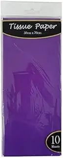 Lylac Gift Wrapping Tissue Paper 10-Pieces Set, 50 cm x 70 cm Size, Purple