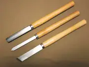 #39 NEW Vevor Lot 3 pc Set 14 1/2” Wood Lathe Turning Tools Chisels