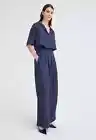 Jac and Jack Poirot Silk Twill Pant Size 12 Colour Sly (Navy)