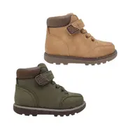 Grosby HenriB Little Boys Ankle Boots Strap Elastic Laces Padded Collar