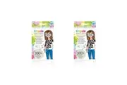 2x 300pc Crayola Creations Sticker by Number Fashion Set DIY Craft Kit Kids 8y+