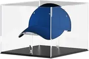 Chordobe Acrylic Hat Display Case - Baseball Cap Display Stand - UV Protection Football Soccer Hat Cabinet Storage Cover