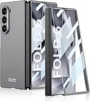 Case for Samsung Galaxy Z Fold6, Ultra-Thin and Lightweight with Screen Protector Fashionable PC Case (Gray,for Galaxy Z Fold6)