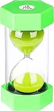 SuLiao Sand Hourglass Timer 15 Minute: Plastic Sand Clock,Big Green Sand Watch 15 Min,Reloj De Arena 15 minutos,Hour Glass Colorful Sandglass Timer for Kids, Games, Classroom, Kitchen, Decorative
