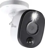 Swann Add-On DVR Bullet Security Camera System with Sensor Spotlight, 1080P F...