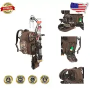 Waterfowl & Deer Hunting Backpack - Camo Daypack with Rifle/Bow Carrying System