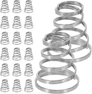 Yardwe 20pcs Universal Wheel Skewer Springs Stainless Steel for Road Bike and Trainer Spring-Loaded for Enhanced Performance