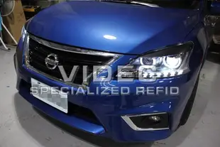 威德汽車 HID 裕隆 SUPER SENTRA AERO DRL LED 日行燈 大燈 總成 原廠選配款 14-17年