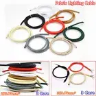 Fabric Braided Cable Lighting Flex Cord 2/3 Core Electric Wire Vintage Retro
