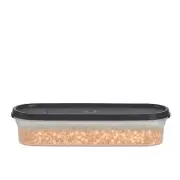 Tupperware Modular Mates Super Oval Storage #1 Container (3½ Cup) Black New