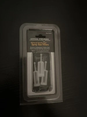 Spray Gun Filters Pack of 3 Central Pneumatic