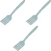 Alipis Pcs Practical Silicone Fork for Cooking Large Non-Slip and Safe Food Fork for Kitchen Use