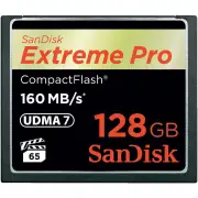 SanDisk Extreme PRO CompactFlash 128GB 160MB/s Memory Card | Black