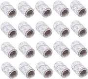 OSOLADY 100pcs Nail Polishing Bands for Manicure Pedicure Professional Sanding Rings Grinding Polishers for Electric Nail Drills for DIY Art and Salon Use Grey