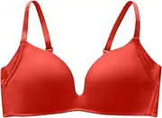 [Generic] Womens Wireless Bras Women's Gathering Underwear Thin Traceless Smooth Back Sexy and Comfortable New Summer Bra Women's Sports Bras High Support