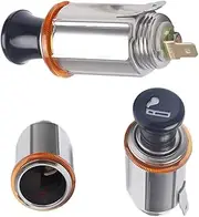 Olivia & Oliver DC 12V Car Cigarette Lighter Socket Assembly with Eject Button，Cigarette Lighter Plug Replacement Accessory Push Button for most Cars Boats