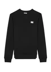 Dolce & Gabbana Kids Logo Cotton Sweatshirt (10-13 Years) - Black - 12Y+ (13 Years) 12Y+ (13 years)