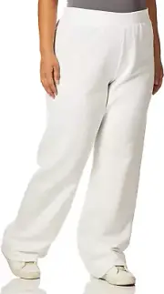 Women'S Ecosmart Fleece Petite Sweatpants, Open Bottom Sweatpants, Regular & Pet