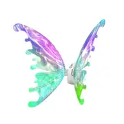 Wings Costume Electric Wings Accessory for Kids Boys DIY Assembly with LED Light Sound Effects Parti Pink without LED Light