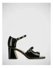 [Wittner] Maika Patent Leather Sandal in Black
