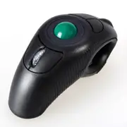 Wireless Universal Trackball Mouse 2.4GHz handheld mouse is ergonomically designed with an optical trackball with a USB receiver