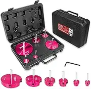 04529 for PPRK6 Plastic Pipe Fitting Reamer 6 Piece Kit fit into Standard 1/2" Drills PVC Pipe Reamer Tool Contains PPR75, PPR100, PPR150, PPR200, PPR300 and PPR400