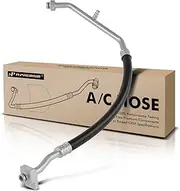 A-Premium A/C Suction Line Hose Assembly Compatible with Chrysler Voyager 2001-2003 2.4L, Dodge Caravan 2001-2007 2.4L, Compressor to Evap, Without Rear A/C