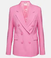 [Dorothee Schumacher] Dorothee Schumacher Striking Lightness wool-blend blazer AU 10 pink