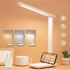 Desk Lamp Portable LED Table Lamp with USB Charging Port Folding Eye-Caring Desk