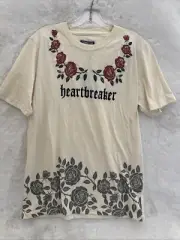 Mens Cornerstone Bodega Heartbreaker T-Shirt Cream Size Small