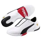 new puma mens ferrari kart cat III sneakers shoes white black men's 306219-03