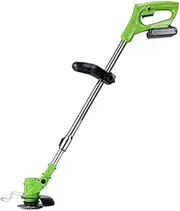 FREEZYMAN Remove The Cord Cutter 48V Wireless brushless Green, 1* Lithium ion Battery Electric Lawn Mower, Rechargeable Small Household Lawn Mower, Handheld Lithium Battery Lawn Mower
