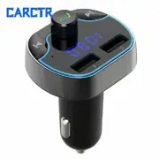 Car FM Transmitter Fast Charging Voice Handsfree Phone Bluetooth MP3 Player T24