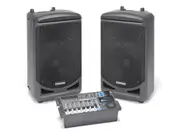 Samson Expedition XP1000 1000-Watt Portable PA System w/ Bluetooth - Includes 2 Speakers/Mixer + Bonus Stands