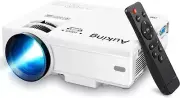 Auking Portable Movie Projector, Native 1080P and Bluetooth