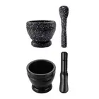 Mortar and Pestle Reusable Wide Mouth Garlic Crusher for Ginger Chutney Nuts