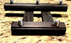 5 BEER TAP HANDLE DISPLAY, 2 LEVELS BLACK FINISH BEST PRICE A KEGERATOR MUST