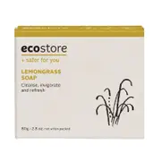 ecostore Lemongrass Moisturizing Soap 80g - Plant-Based & Eco-Friendly
