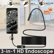 10m Waterproof Endoscope USB Type-C Borescope Inspection Camera for Android