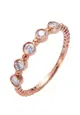 LITZ 18K Rose Gold Diamond Ring SJ-MX-RD27347