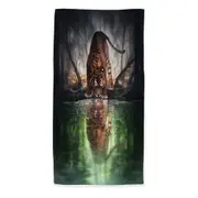 Sad Wildlife Art The World I Used To Know Tiger Microfiber Beach Towel
