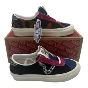Vans Style 73 DX Animal Mix Shoes Mens 6 Womens 7.5 Black-Blue-Red Sneakers