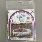 Vintage VTG Intex The Wet Set The Little Mermaid 50" x 10" Pool Kiddie Disney